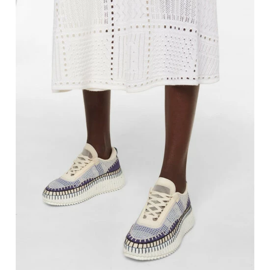 Chloé Nama Mesh Sneakers - Image 3