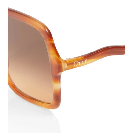 Chloé Oversized Tortoiseshell Sunglasses