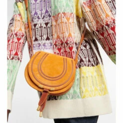 Chloé Marcie Small Suede Crossbody Bag