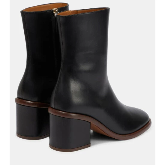 Chloé Meganne Leather Ankle Boots - Image 2