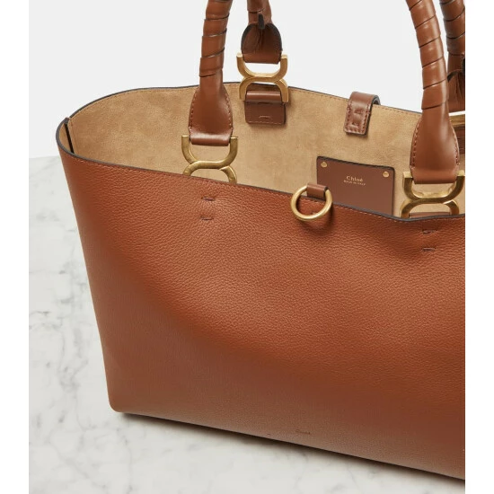 Chloé Marcie Small Leather Tote Bag - Image 2