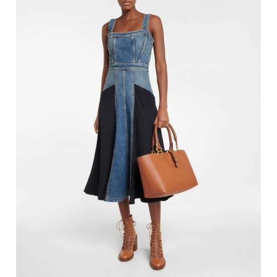 Chloé Marcie Small Leather Tote Bag - Image 4