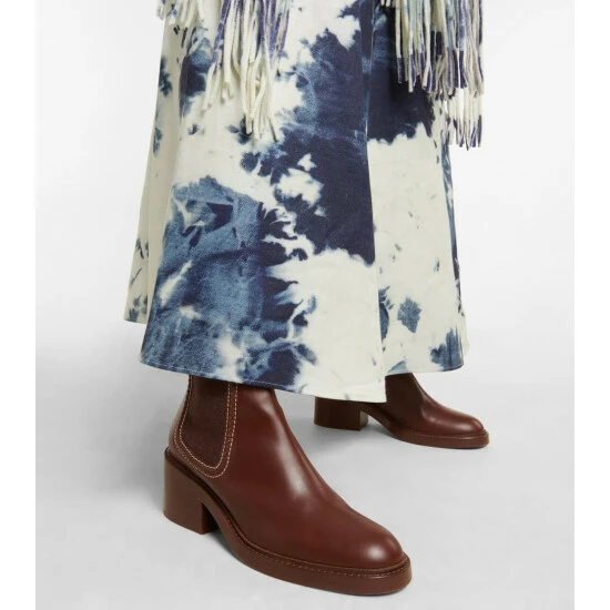 Chloé Mallo Leather Chelsea Boots - Image 3