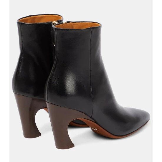 Chloé Oli Leather Ankle Boots - Image 2