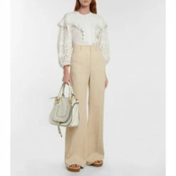 Chloé Ruffled Broderie Anglaise Blouse