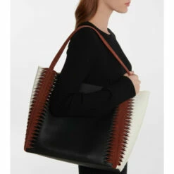 Chloé Louela Medium Suede And Leather Tote