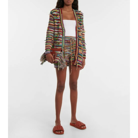 Chloé Edith Cashmere And Leather Clutch - Image 4