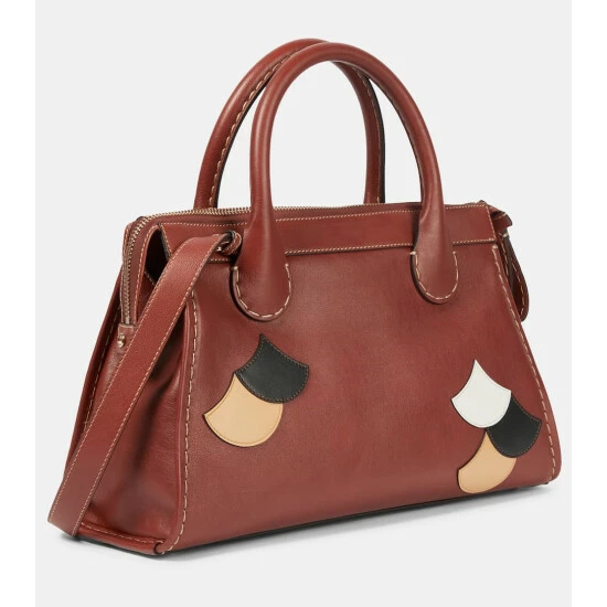 Chloé Edith Scalloped Medium Leather Tote - Image 3