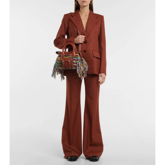 Chloé Edith Small Cashmere-blend Tote - Image 4