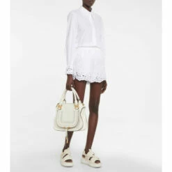 Chloé Lilli Sporty Leather-trimmed Sandals