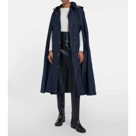 Chloé X Barbour Waxed Cotton Coat - Image 6