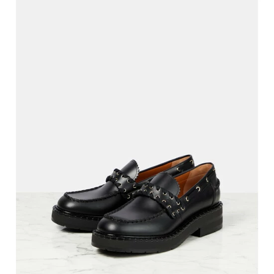 Chloé Noua Leather Loafers - Image 4