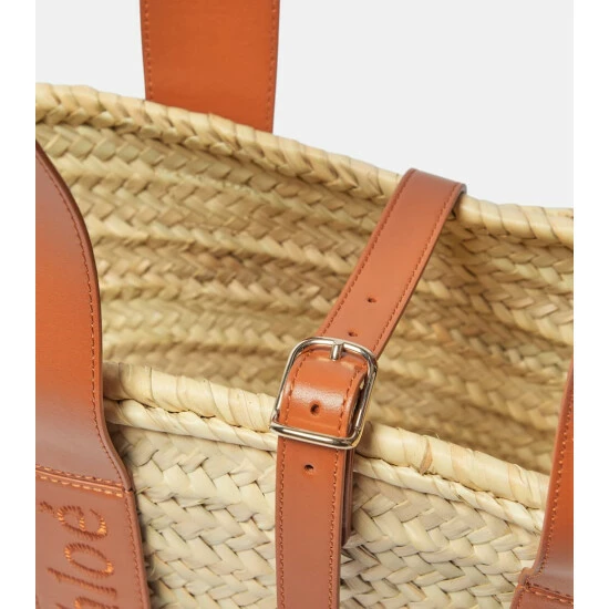Chloé Sense Medium Raffia Tote Bag - Image 2