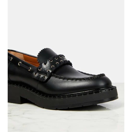 Chloé Noua Leather Loafers - Image 5