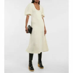 Chloé Wool And Cashmere Knit Midi Dress