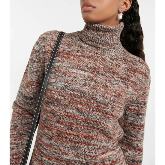 Chloé Turtleneck Cashmere And Wool Sweater - Image 3