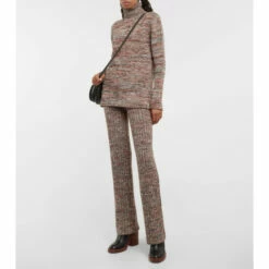 Chloé Cashmere And Wool Flared Pants