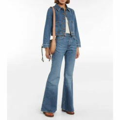 Chloé Cropped Denim Jacket