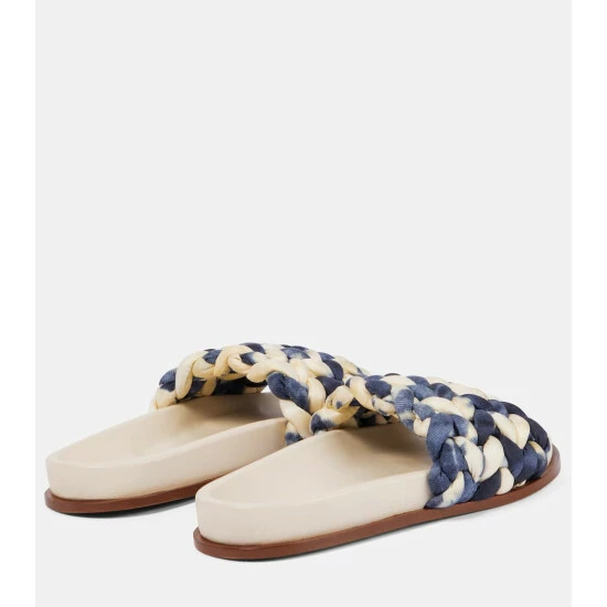 Chloé Kacey Tie-dye Woven Slides - Image 2