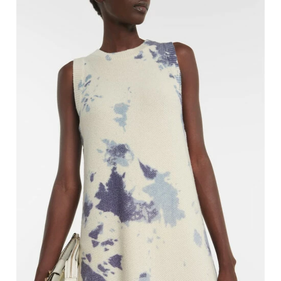 Chloé Tie-dye Cashmere Maxi Dress - Image 3