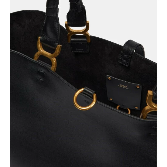 Chloé Marcie Large Leather Tote Bag - Image 2