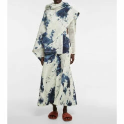 ChloƩ Tie-dye Linen Scarf