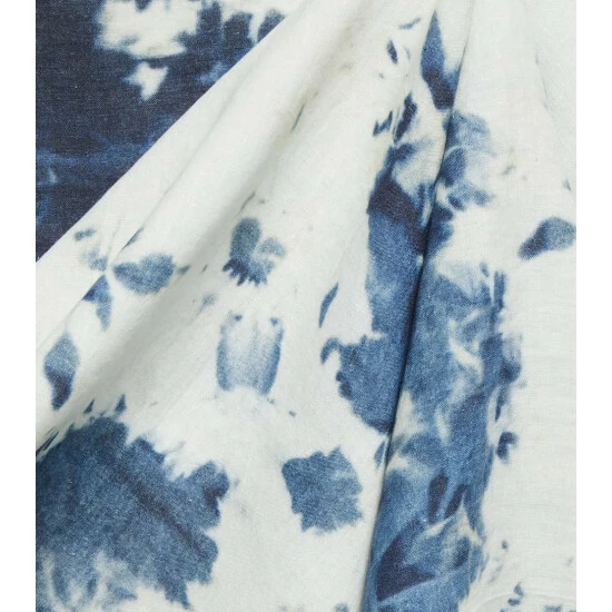 Chloé Tie-dye Linen Scarf - Image 3