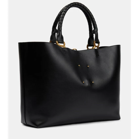 Chloé Marcie Large Leather Tote Bag - Image 3