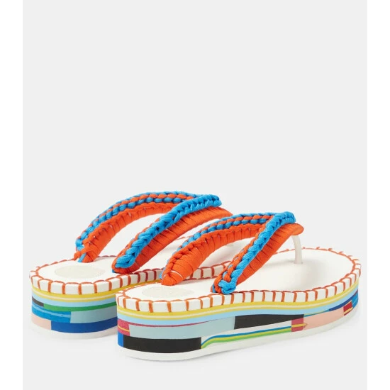 Chloé Lou Crochet Thong Sandals - Image 2