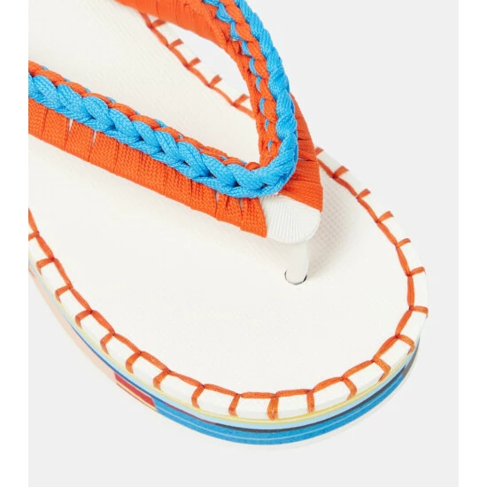 Chloé Lou Crochet Thong Sandals - Image 5