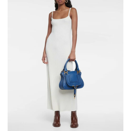 Chloé Marcie Leather Tote Bag - Image 4