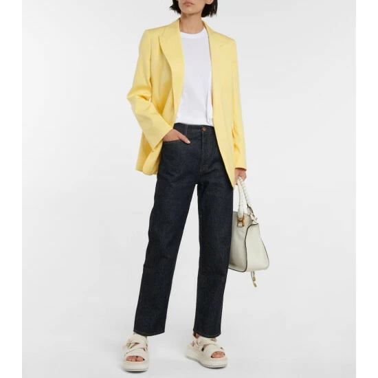 Chloé Ruffled Cotton-blend Jersey T-shirt