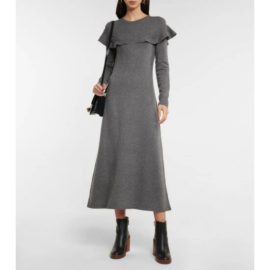 Chloé Cashmere Midi Dress