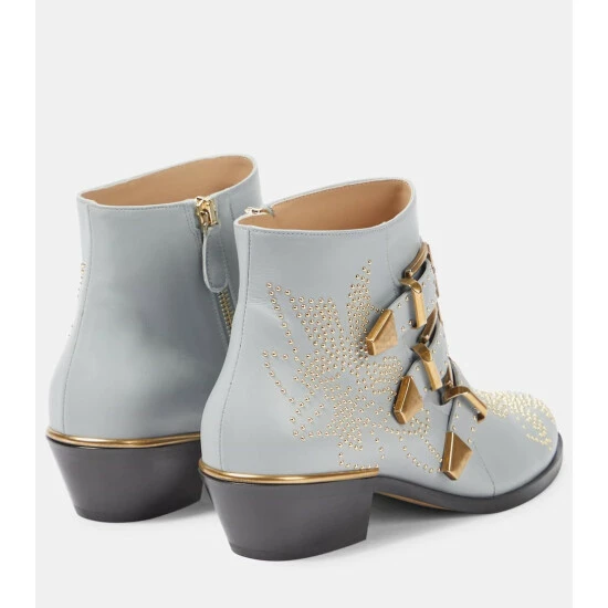 Chloé Susanna Embellished Leather Boots - Image 2