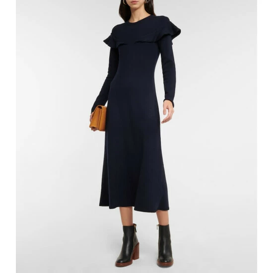 Chloé Cashmere Midi Dress