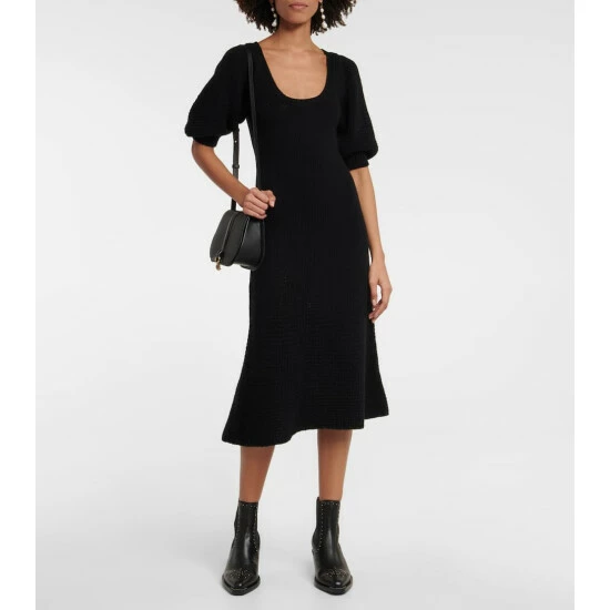 Chloé Wool And Cashmere Knit Midi Dress