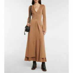 Chloé Wool High-rise Midi Skirt