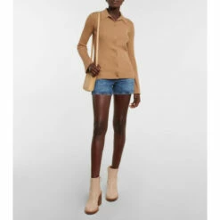 Chloé Ribbed-knit Wool And Cashmere Cardigan