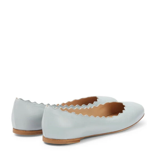 Chloé Lauren Leather Ballet Flats - Image 2