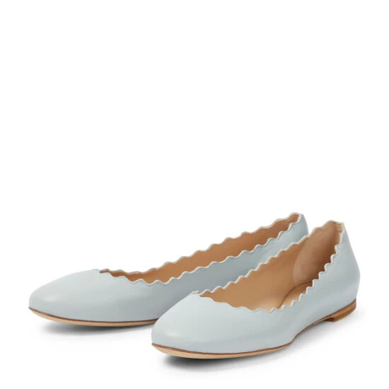Chloé Lauren Leather Ballet Flats - Image 4