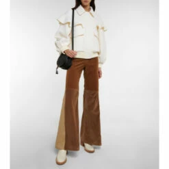 Chloé High-rise Flared Corduroy Pants