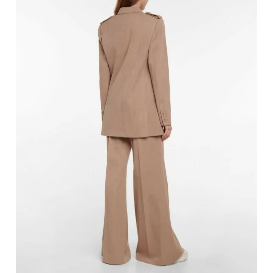 Chloé Double-breasted Virgin Wool Blazer - Image 2