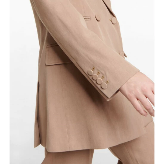 Chloé Double-breasted Virgin Wool Blazer - Image 4