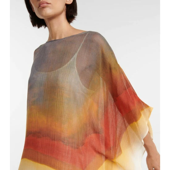 Chloé Printed Virgin Wool Kaftan - Image 3