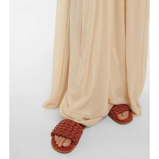 Chloé Kacey Leather Slides - Image 3