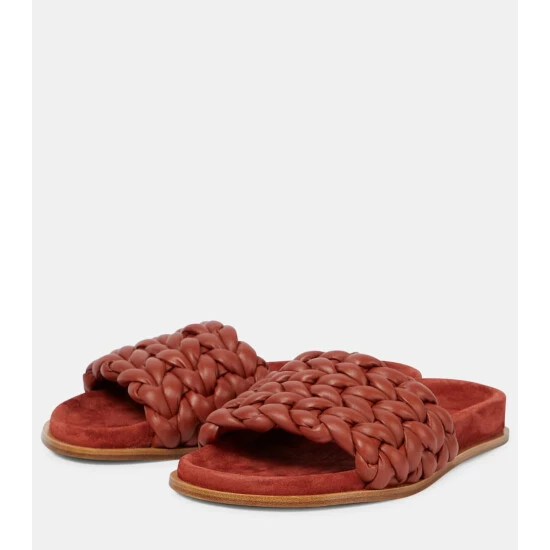 Chloé Kacey Leather Slides - Image 4