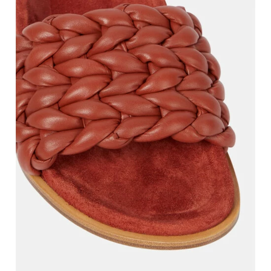 Chloé Kacey Leather Slides - Image 5