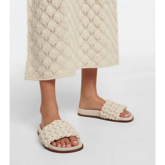 Chloé Kacey Leather Slides - Image 3