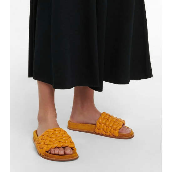 Chloé Kacey Leather Slides - Image 3