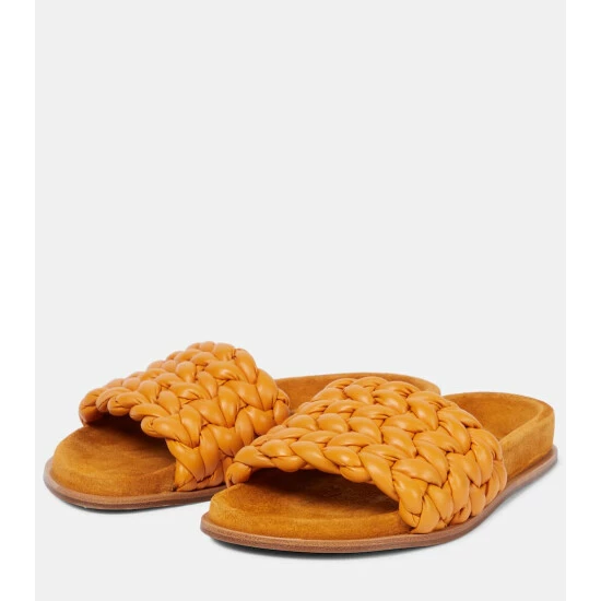 Chloé Kacey Leather Slides - Image 4